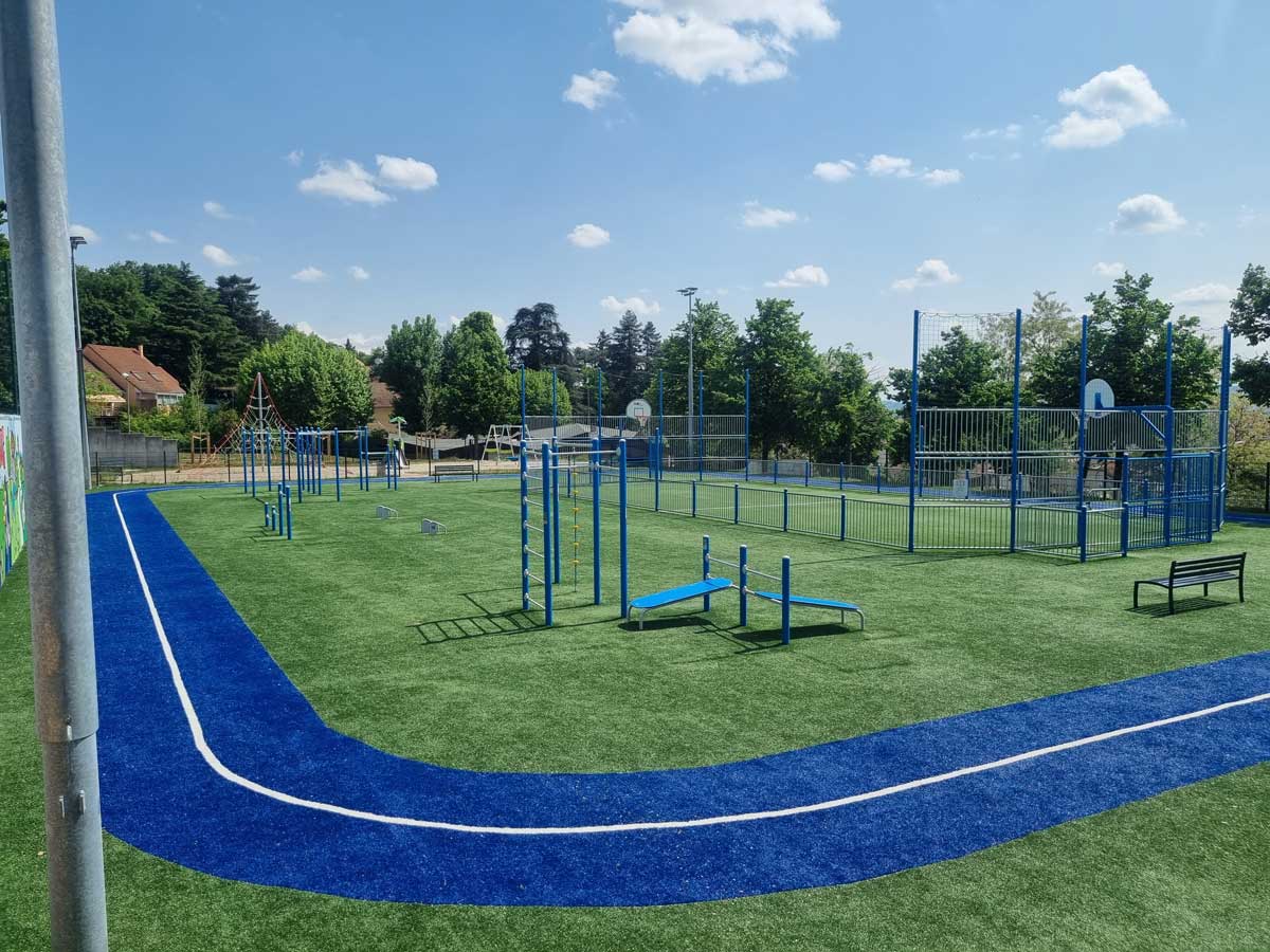 Outdoor sports facilities for public use